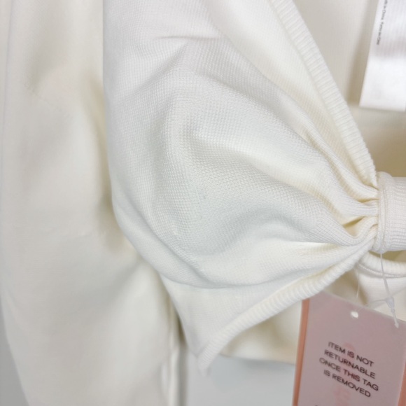 CULT GAIA Ellie Knit Top in Off White Size S - Picture 4 of 12